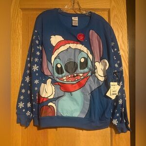Christmas Light-Up Stitch Sweatshirt
